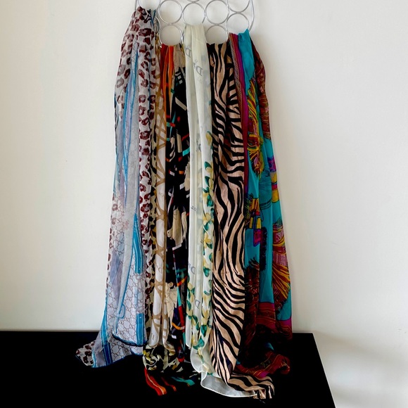 Assorted Silk Scarves (7) - Picture 1 of 1